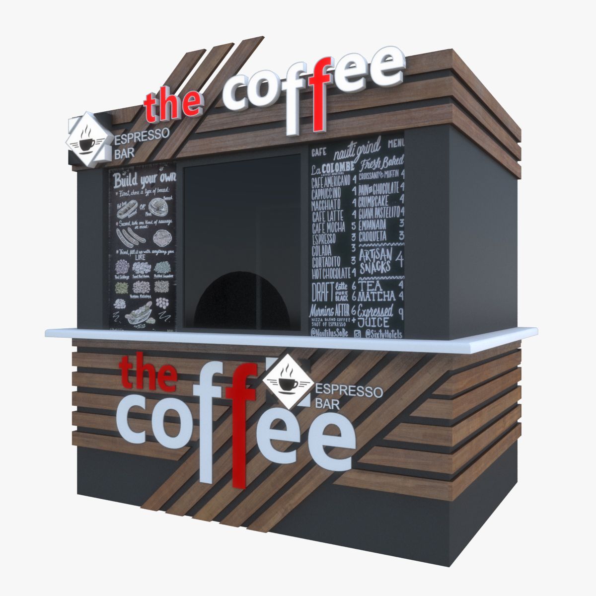 Coffee Shop 3d model