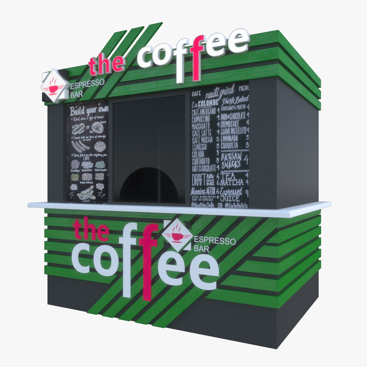 Coffee Shop 3d model