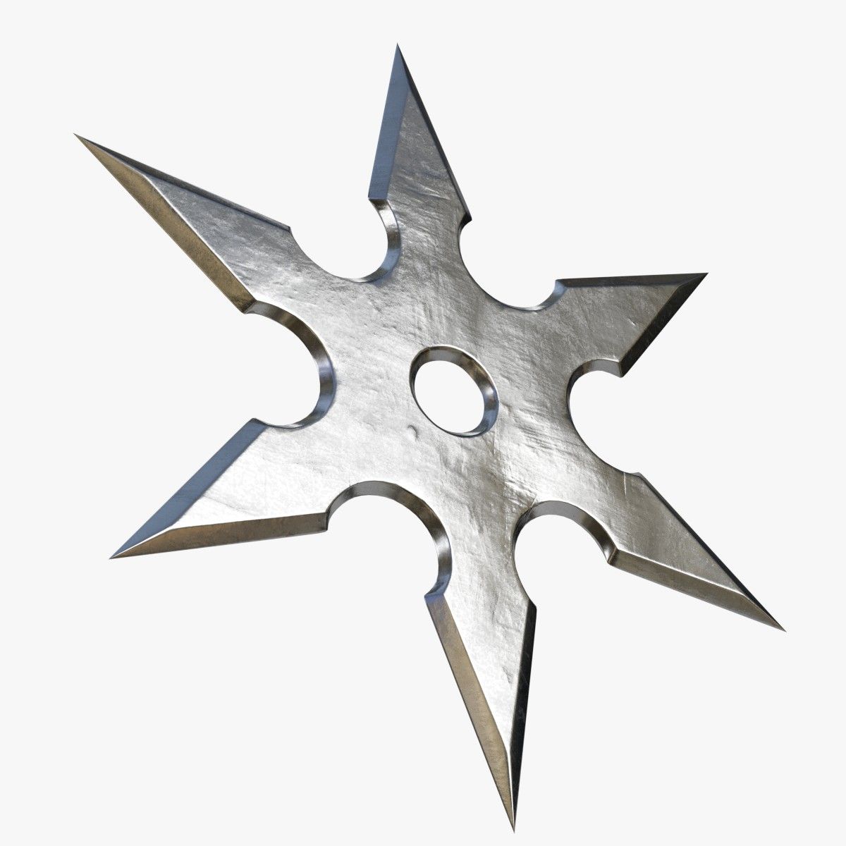 Estrella ninja Shuriken modelo 3d