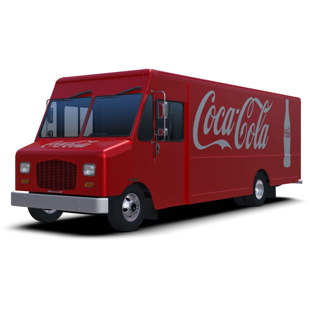 Доставщик Coca-Cola Step Van 3d model