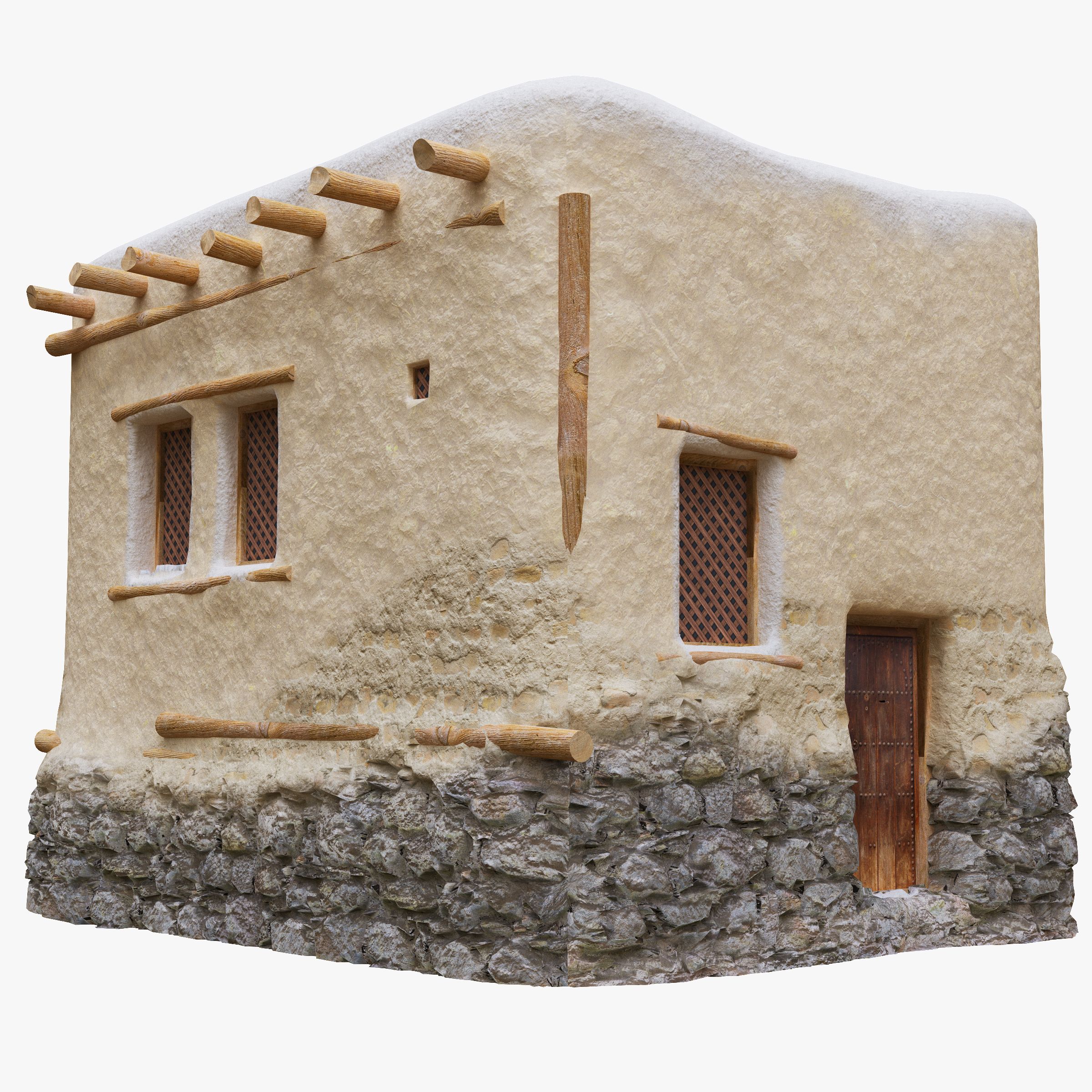 Oud Arabisch Islamitisch Huis 3d model