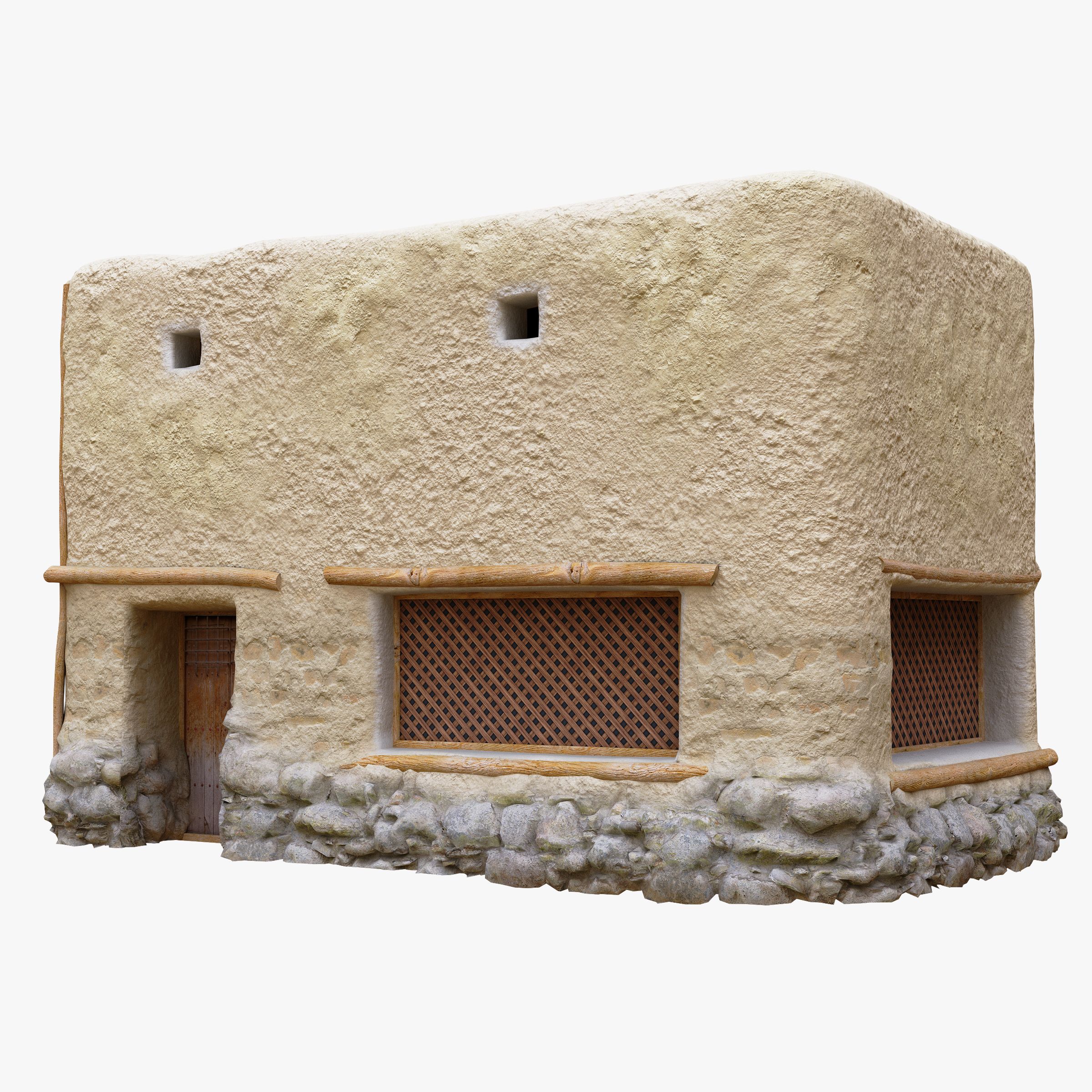 Oud Arabisch Islamitisch Huis 3d model