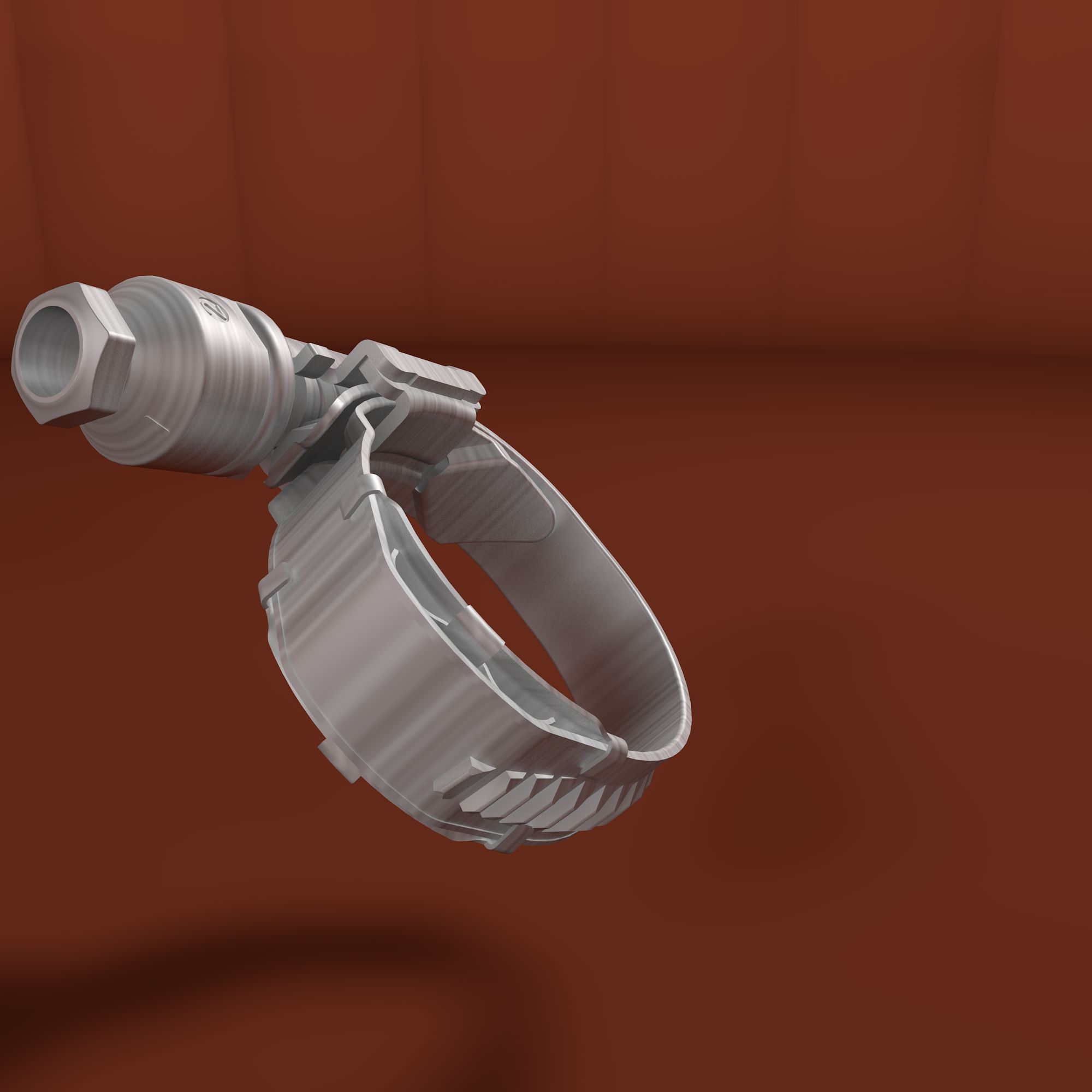 Worm drive clamp 3d model