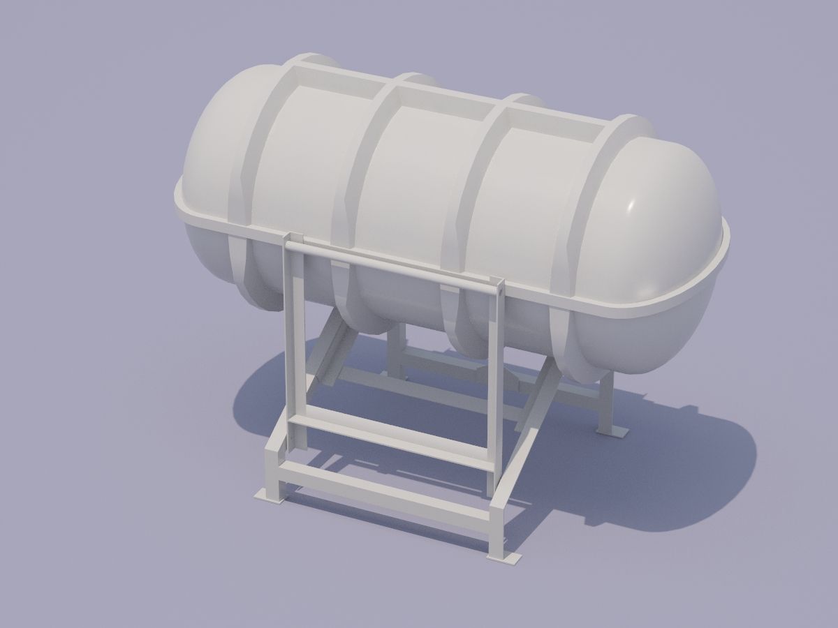 Life Raft 3d model