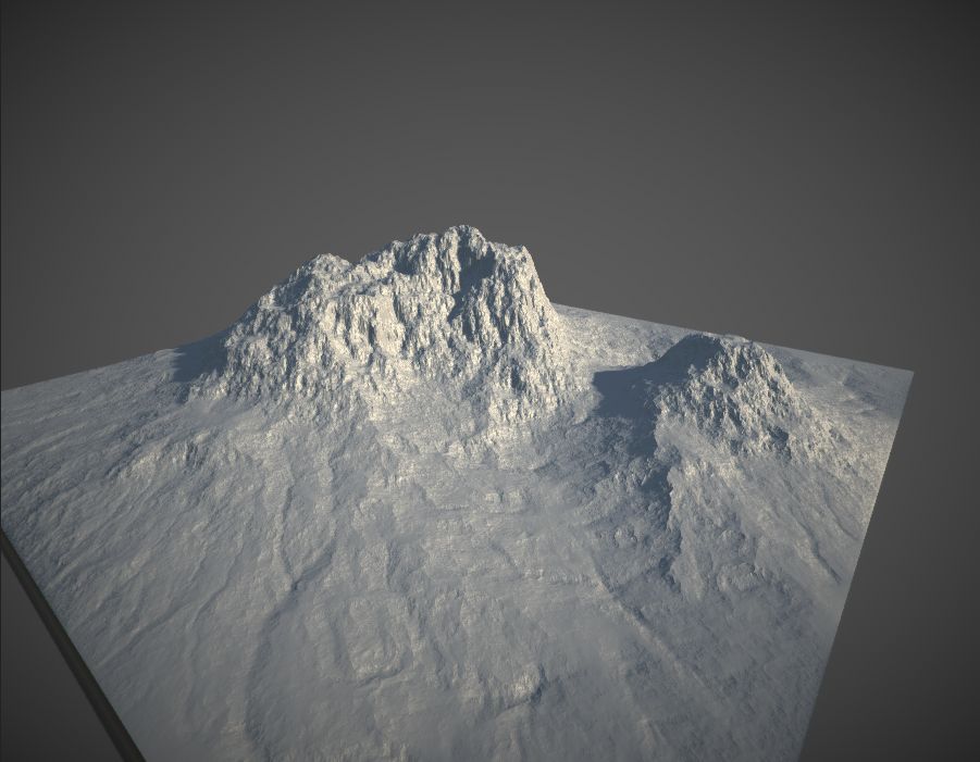 山地景观 3d model