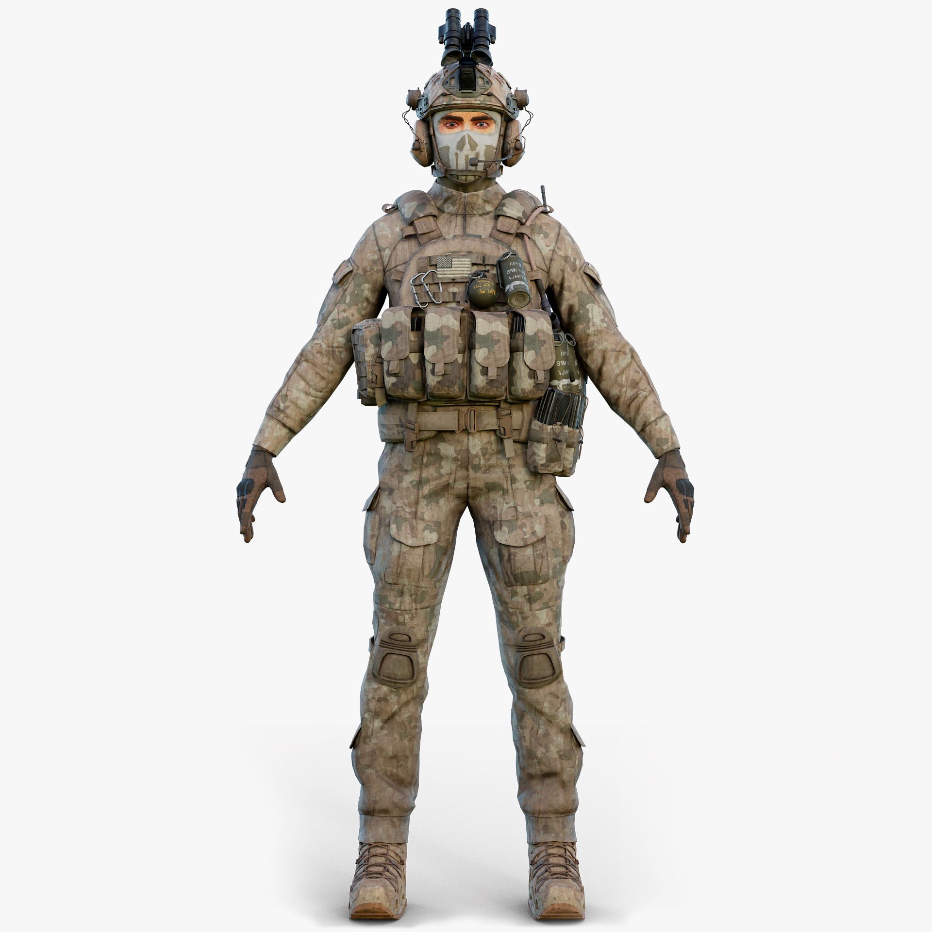 Special Force Soldier 3d model