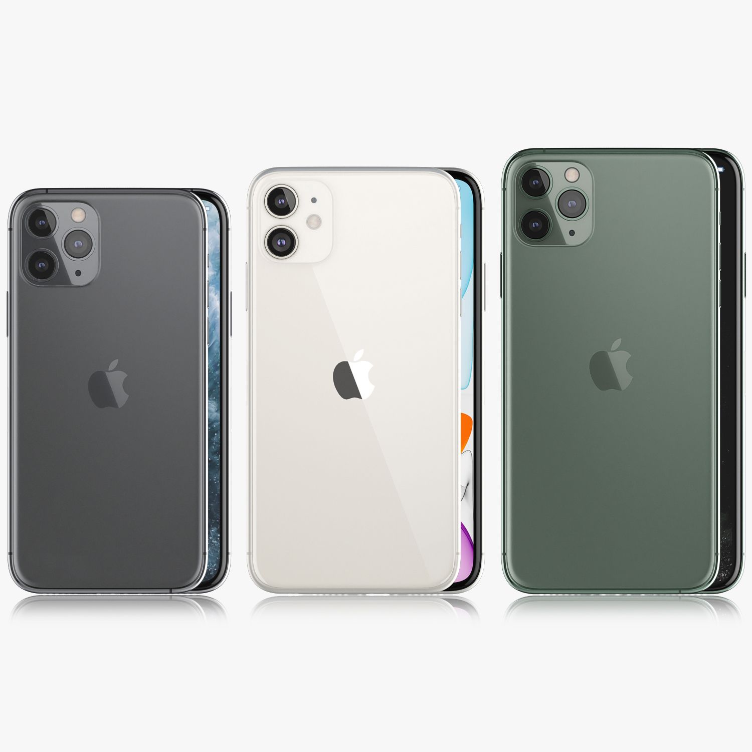 Apple iPhone 11 Pro, 11 Pro MAX и 11 2019 г. 3d model