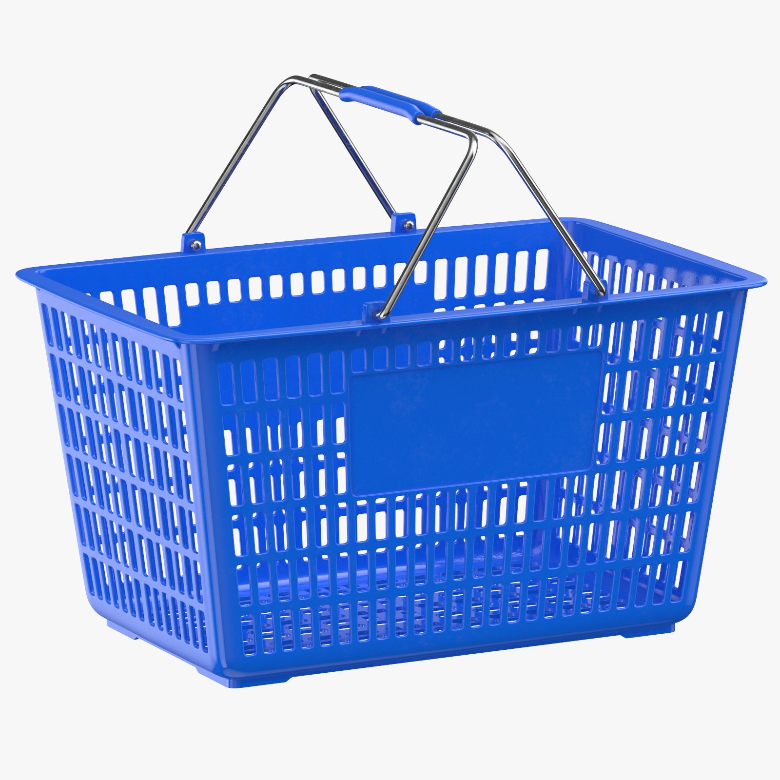 Plastic Shopping Crate 01 3d model