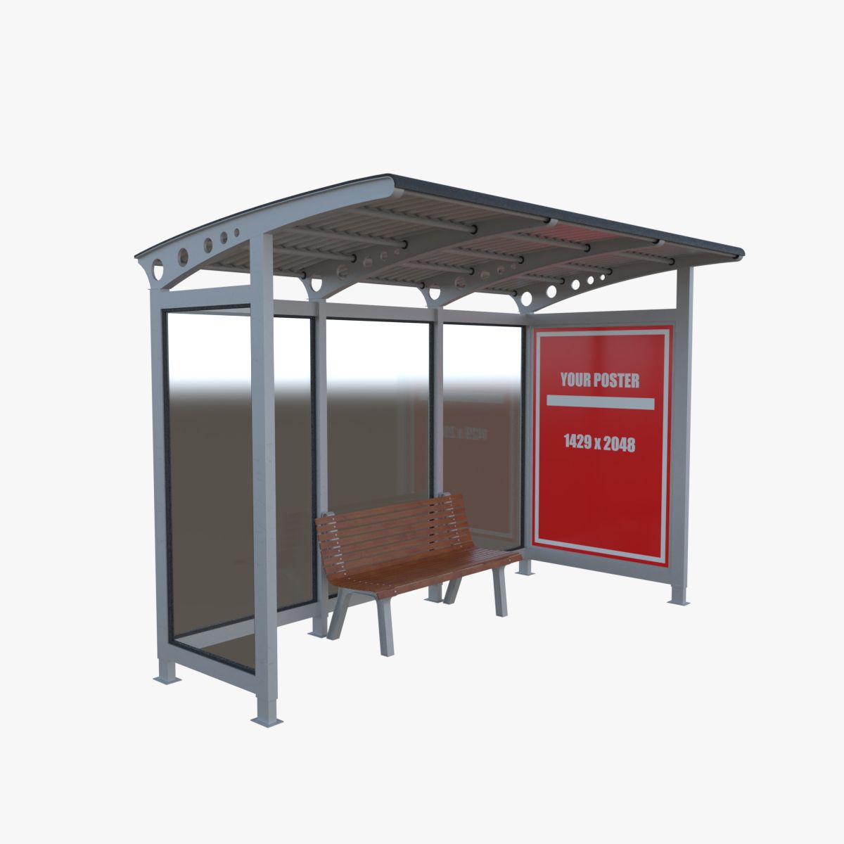 Bus Stop 3d model