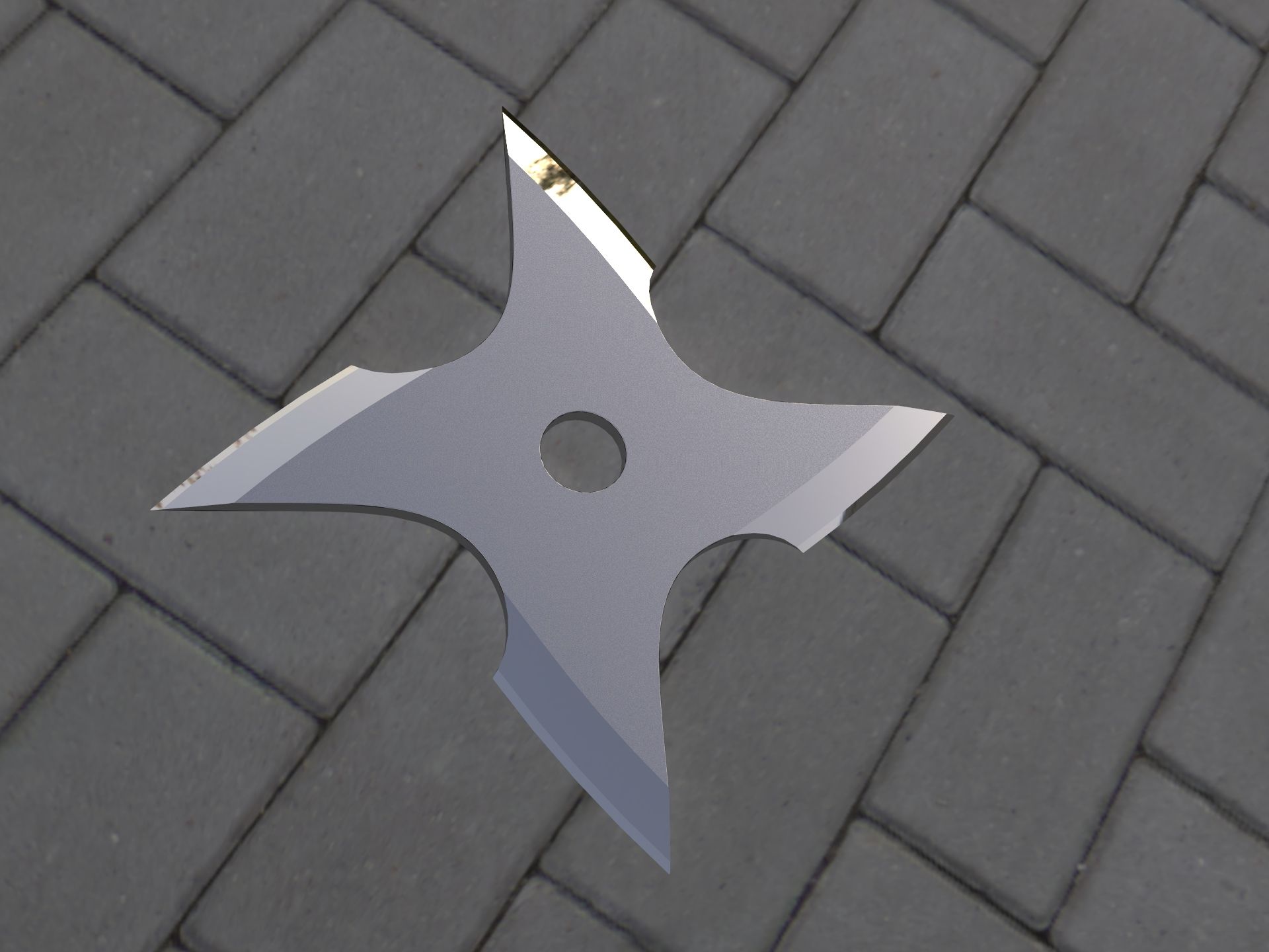 Ninja Shuriken modelo 3d