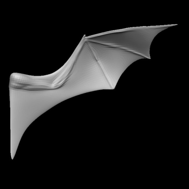 Wings Base Mesh 3d model