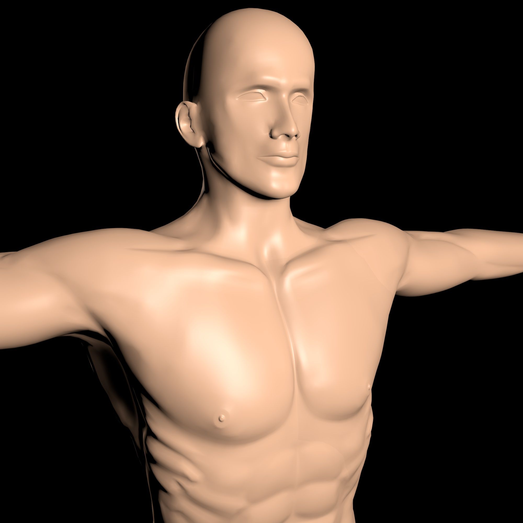 Mänsklig man 3d model