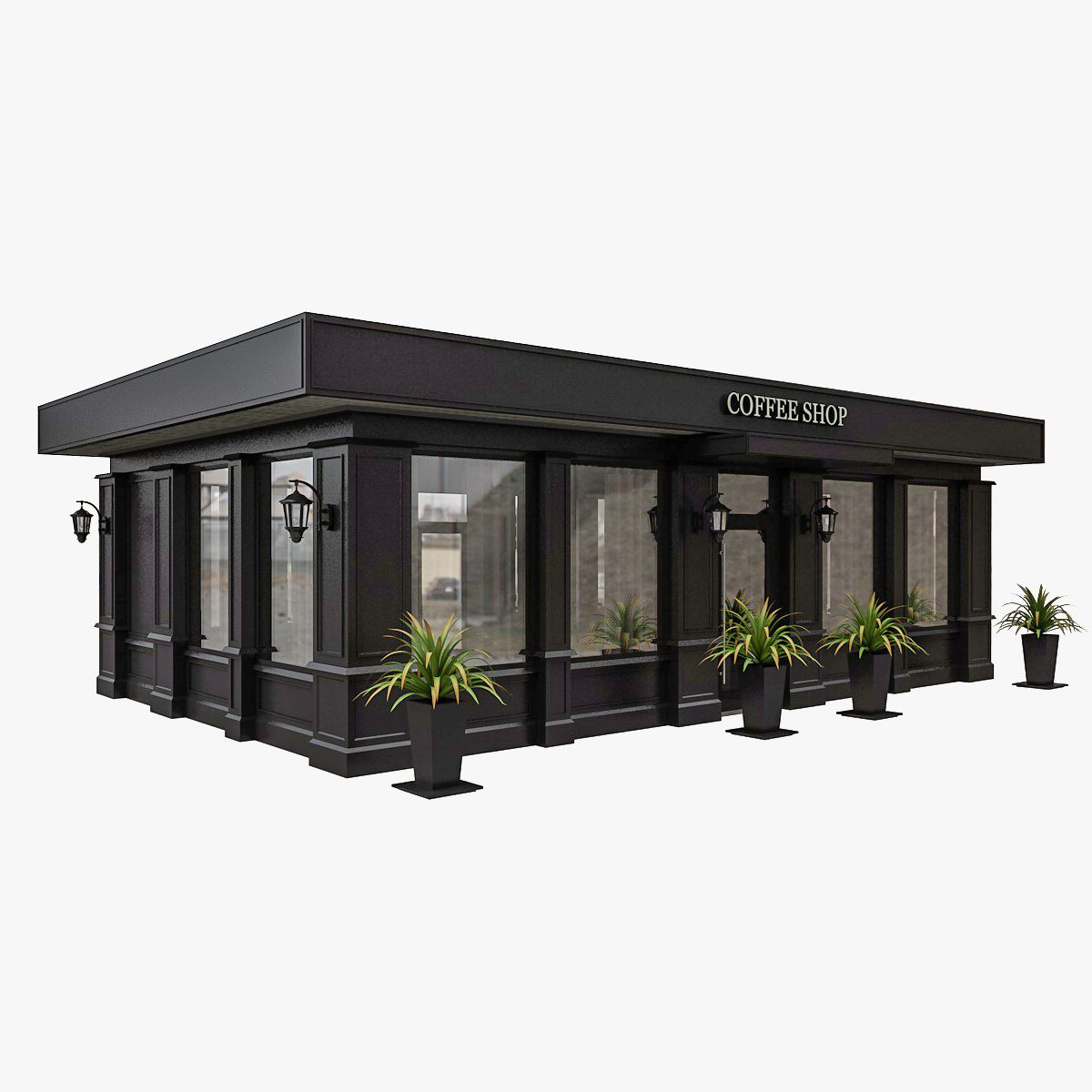 Irish Shop Pavilion 3d model