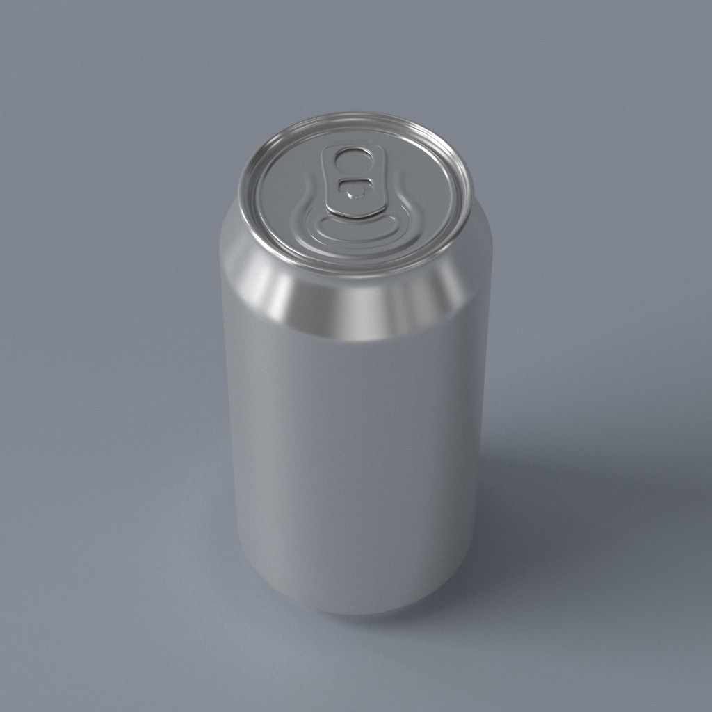 Aluminum can 3d model