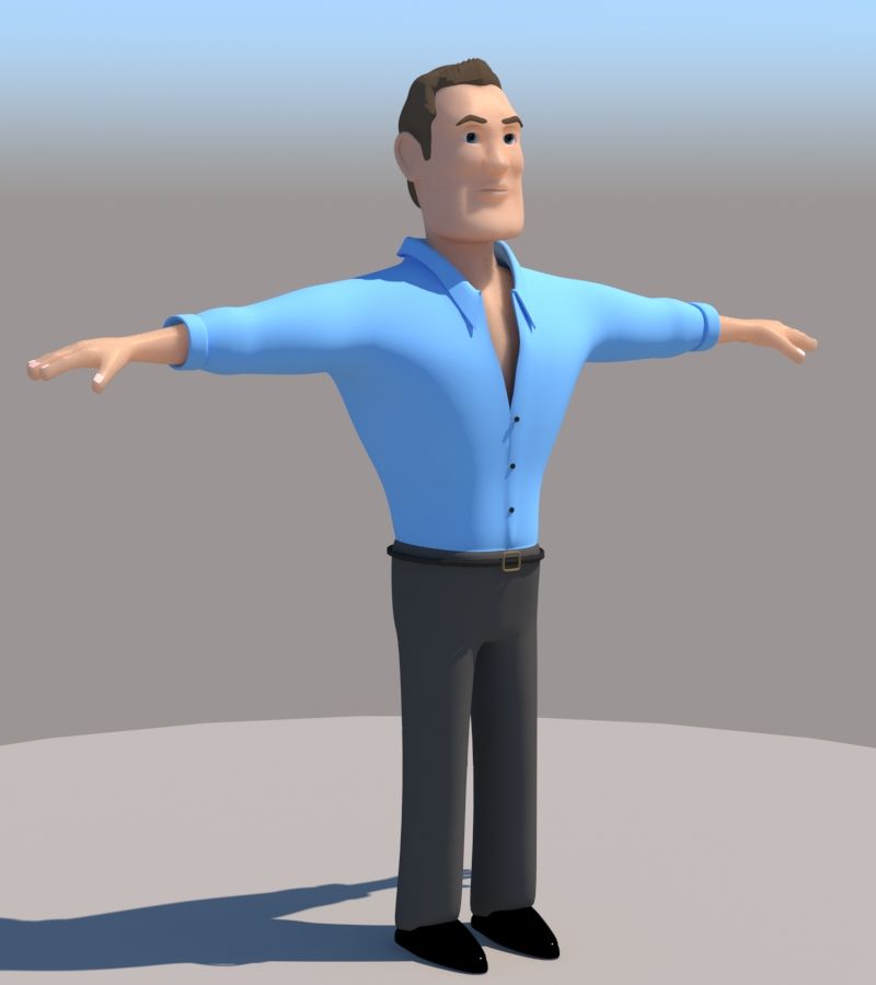 character 3 3d model