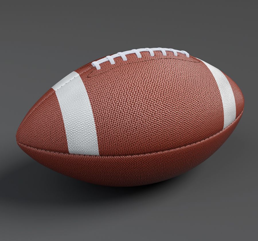 Modello 3D di football americano 3d model