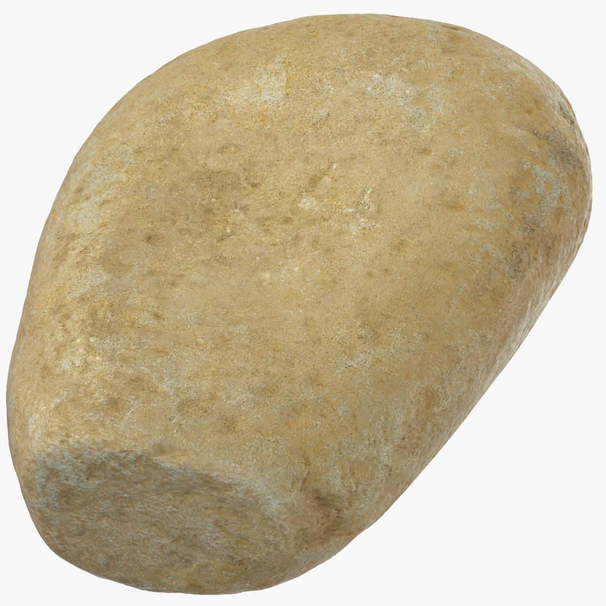 Smooth River Rock 15 3d model