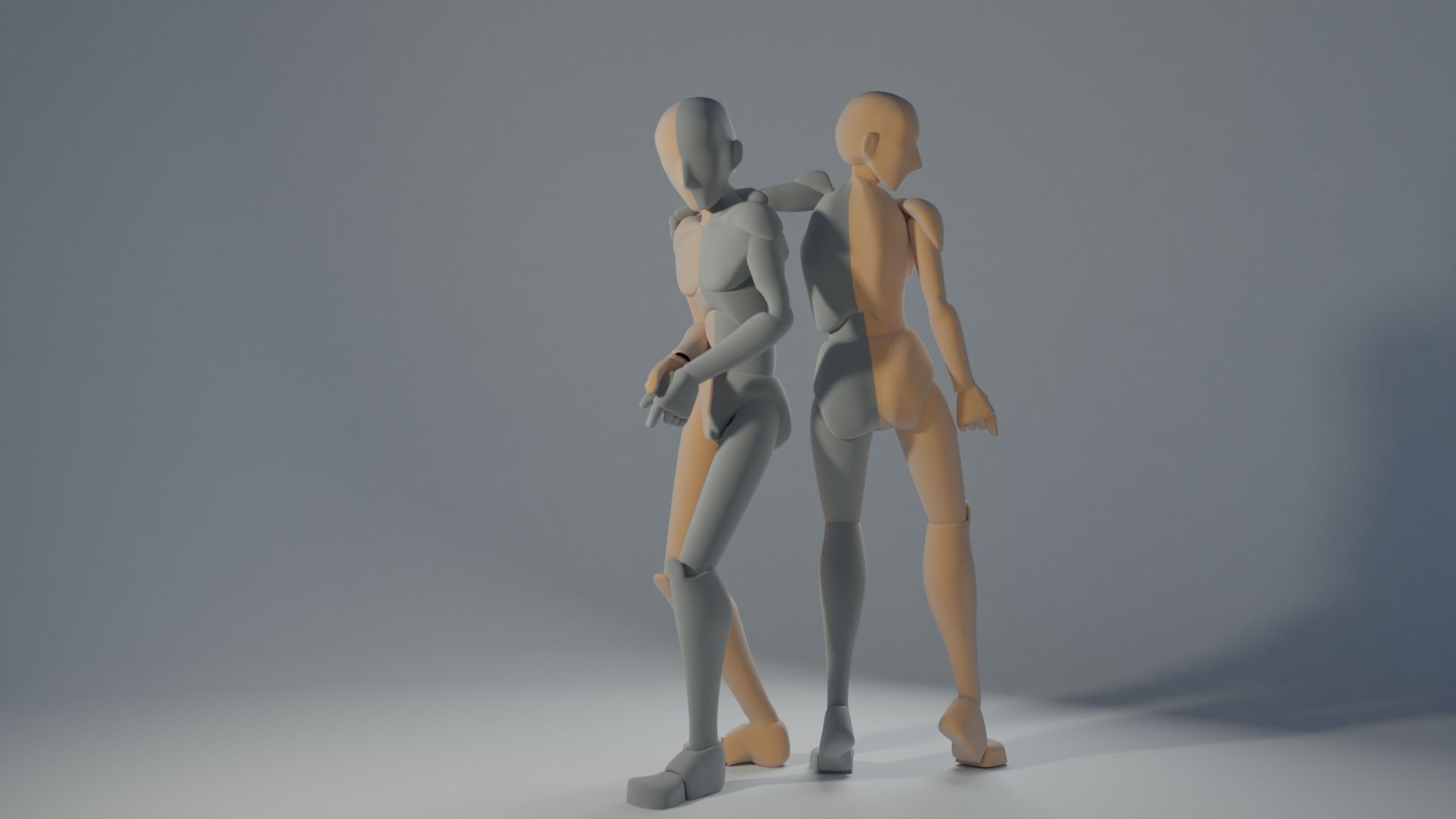 IK Rigged Dolls 3d model