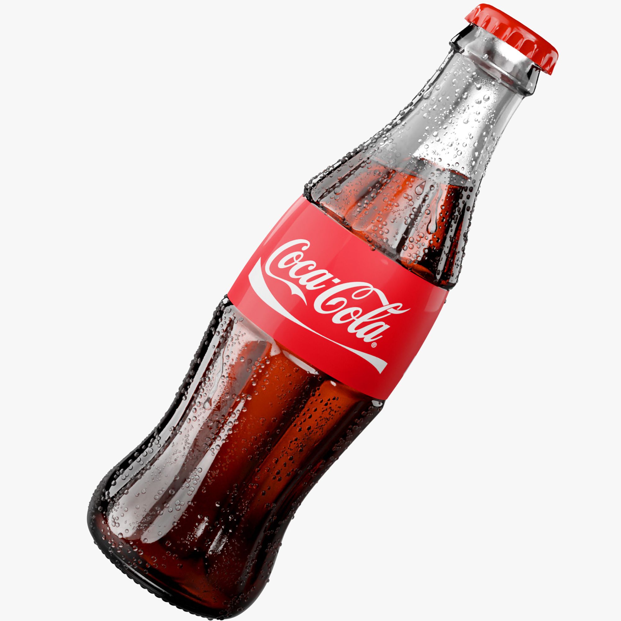 COCA COLA СТЕКЛО БУТЫЛКА СОДА 3d model