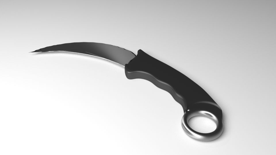 Faca Karambit 1 3d model