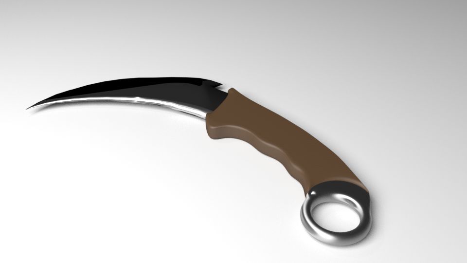 Faca Karambit 5 3d model