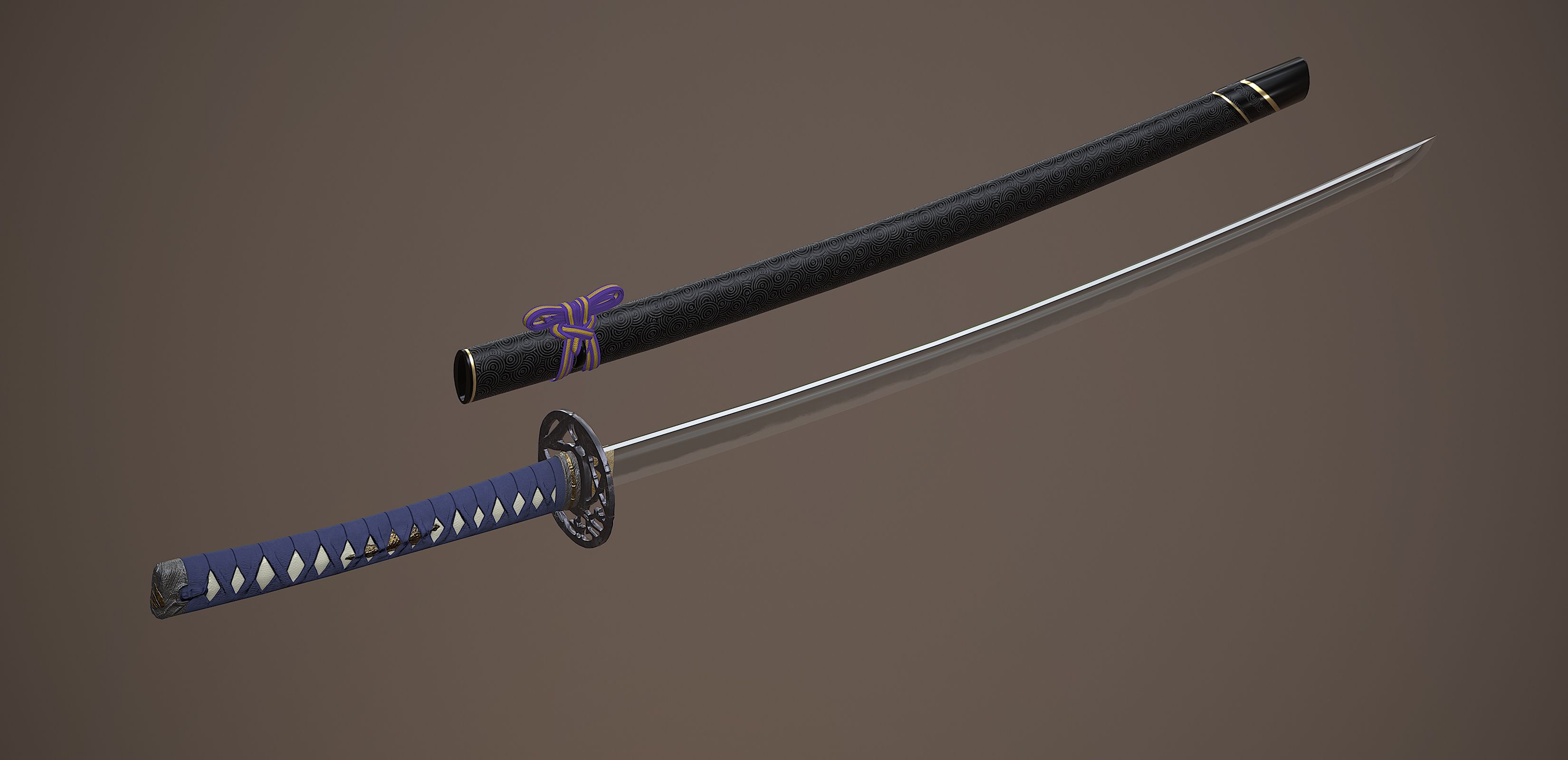 Katana Japans zwaard 3d model