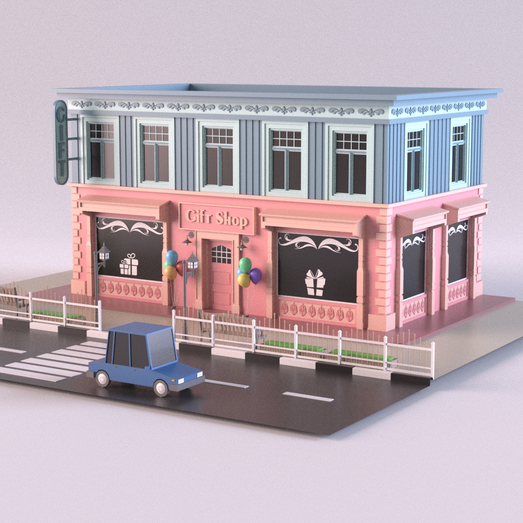 Gift Shop 3d model