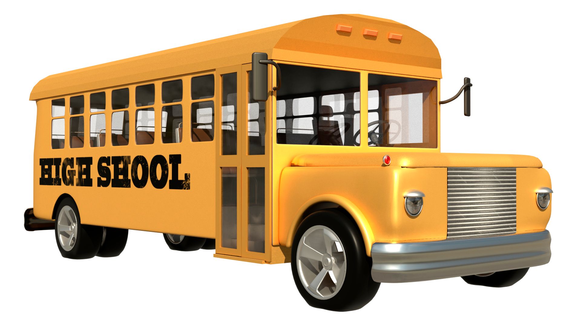 AUTOBUS SZKOLNY 3d model