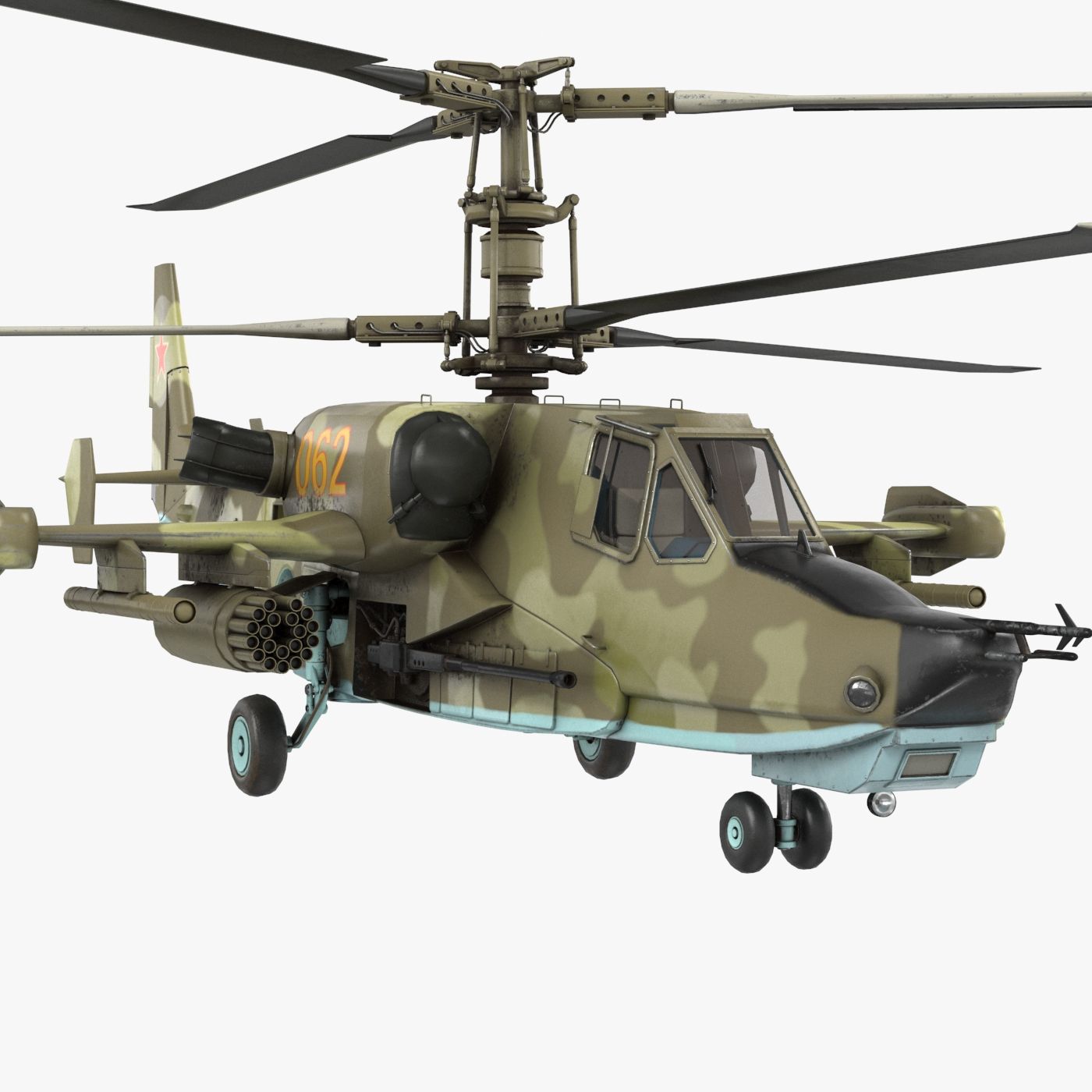 Kamov Ka-50 3d model