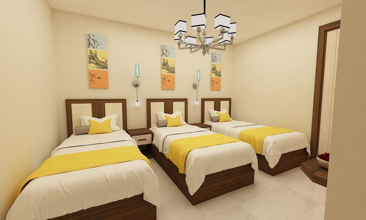 otel odası 3d model