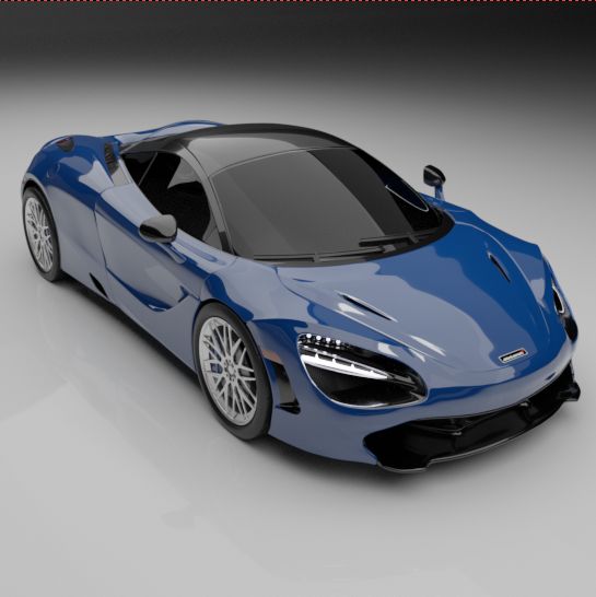 Auto sportiva McLaren 3d model