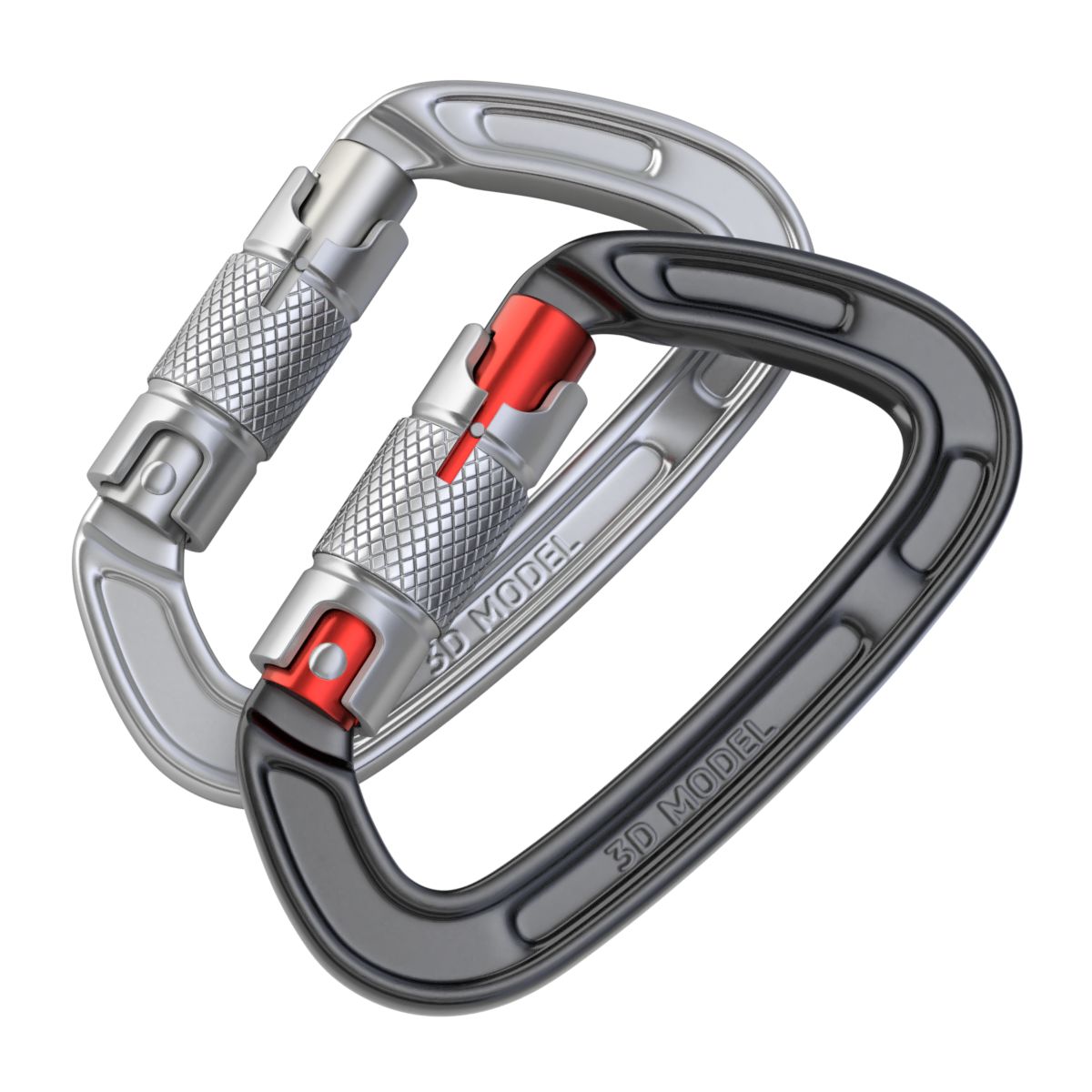 Climbing Carabiner Clip 3d model