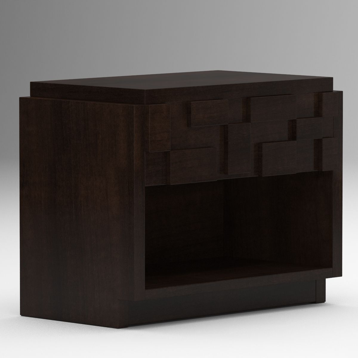 Lane Furniture Nachtkastje royalty-free 3d model - Preview no. 3