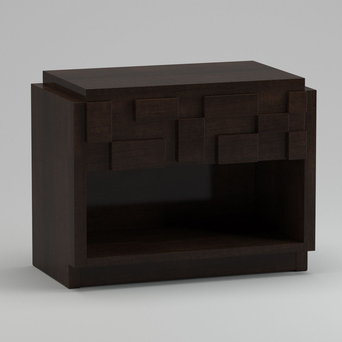 Lane Furniture Nachtkastje royalty-free 3d model - Preview no. 4