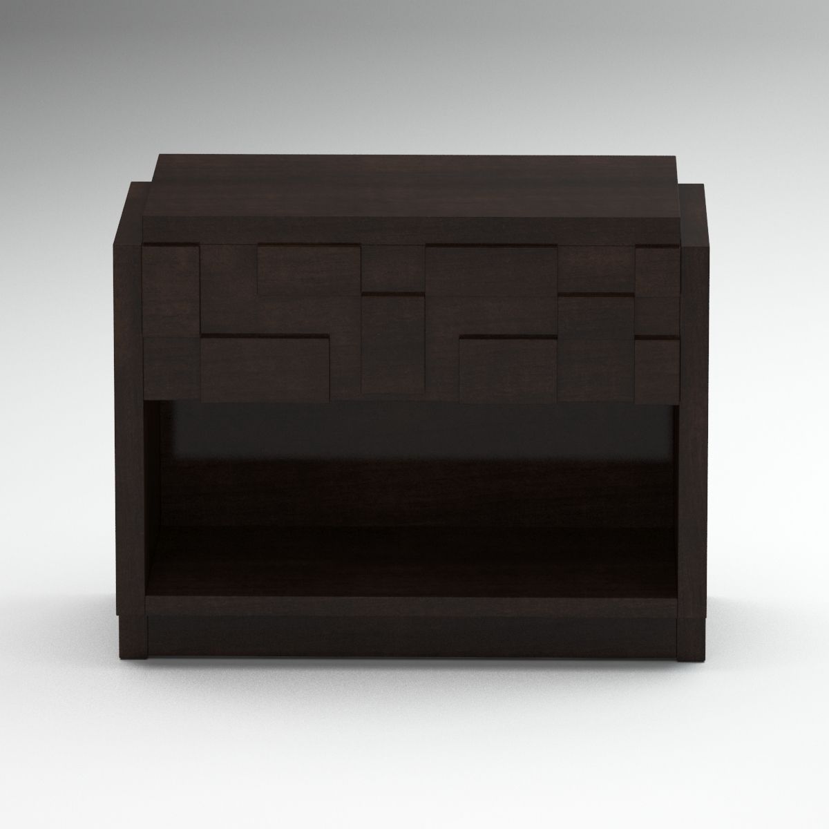 Lane Furniture Nachtkastje royalty-free 3d model - Preview no. 2