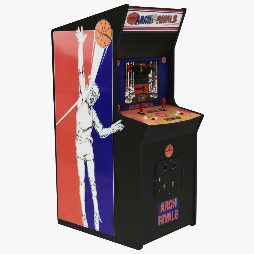 Arch Rivals Arcade Machine 3d model