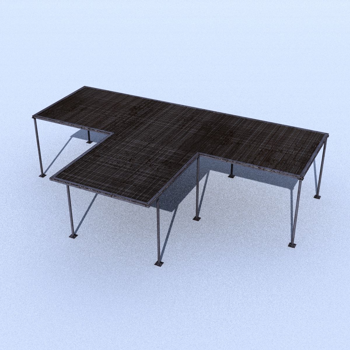 Platform Tee 4x12 V2 3d model