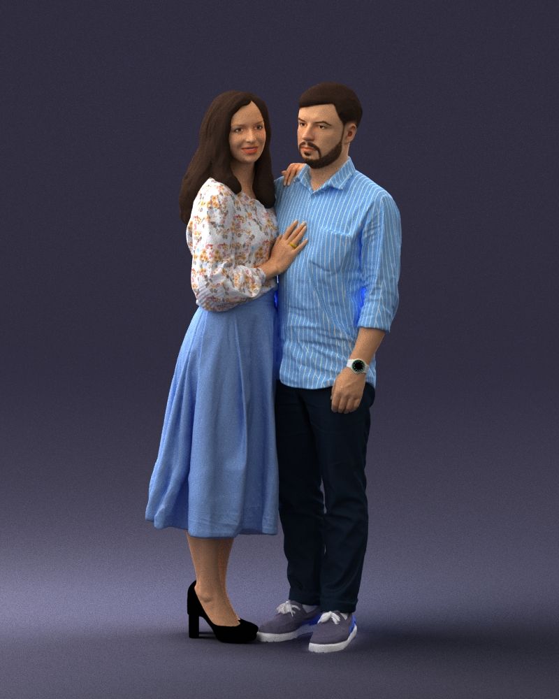 Couple 0805 3d model