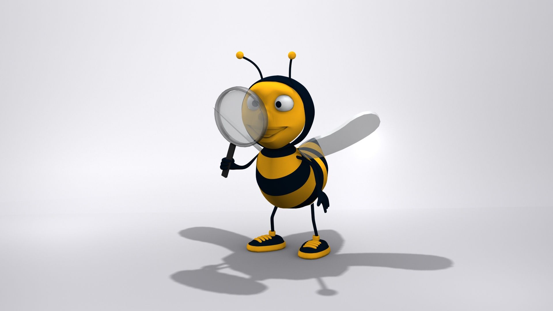 Carácter de abeja modelo 3d