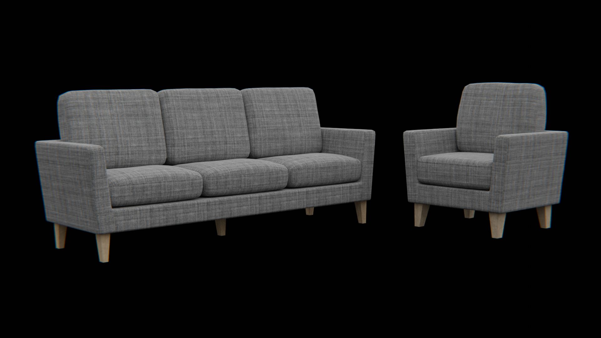 Furniture set-sofa 3d model