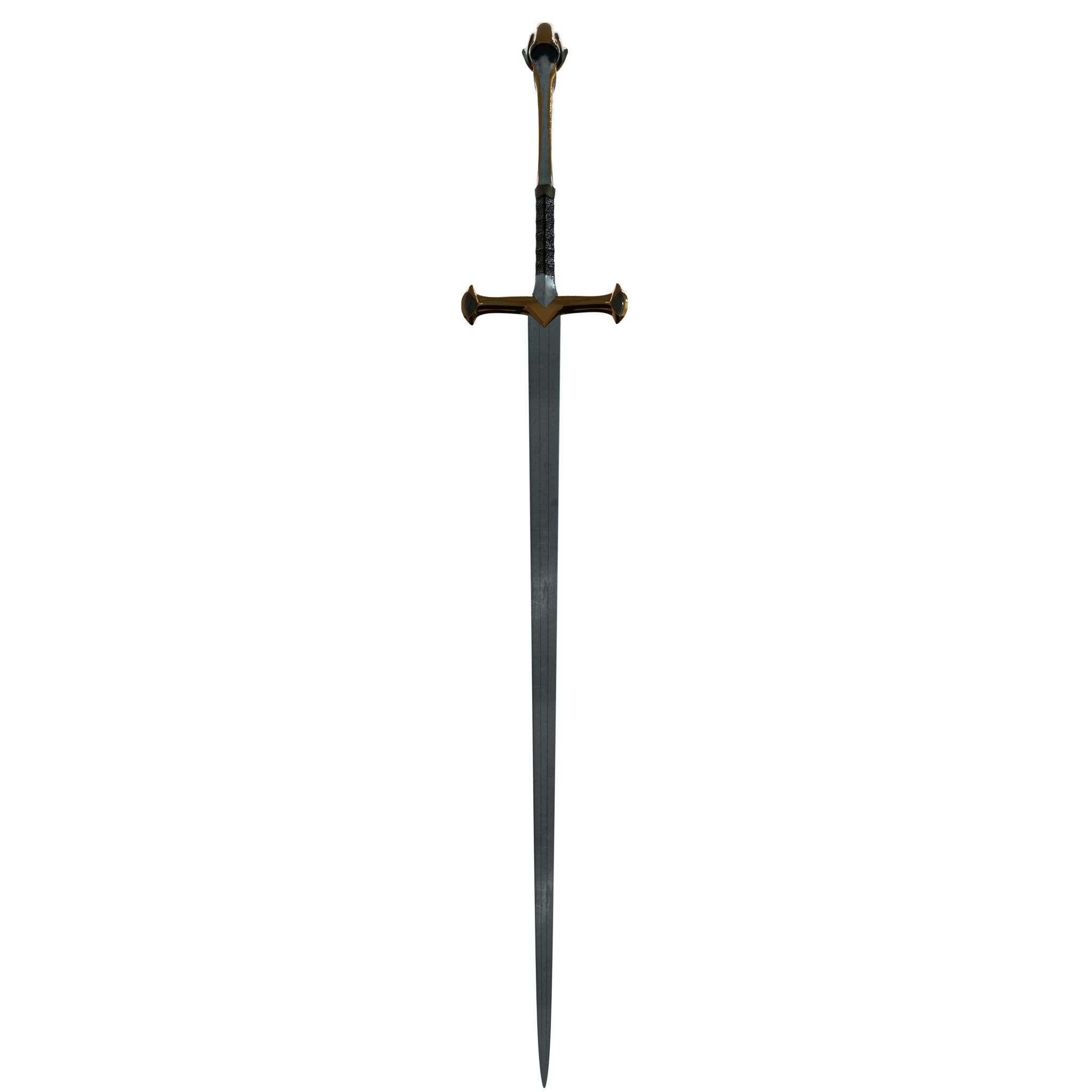 Espada Longa Medieval 3d model