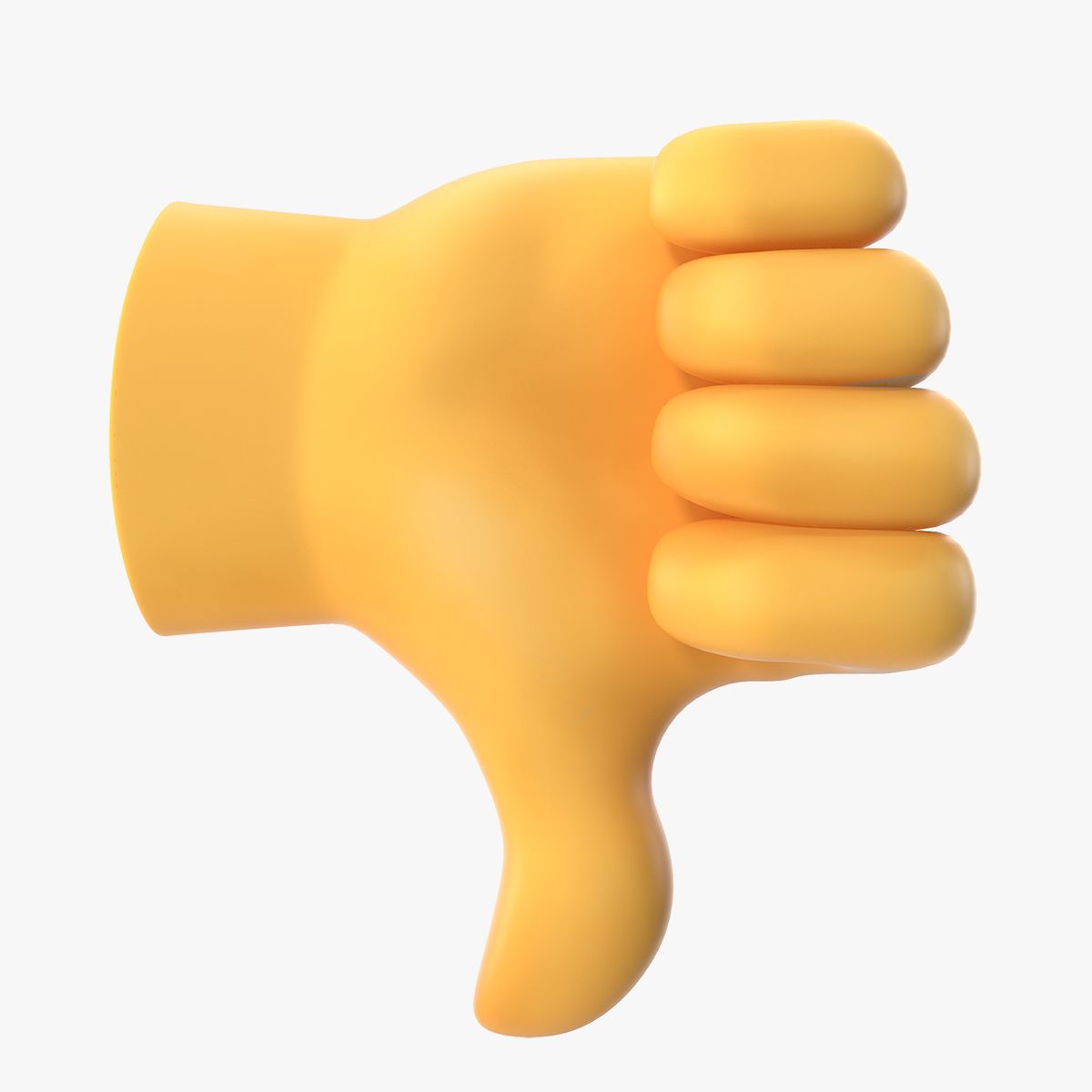 Pollice in giù gesto Emoji 3d model