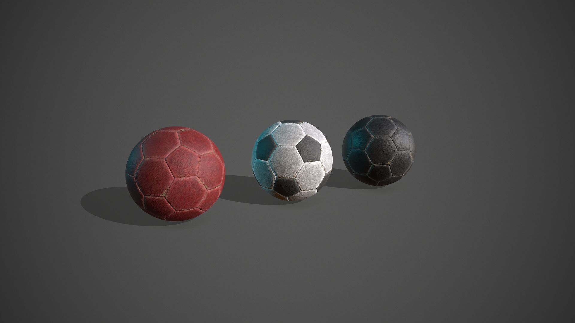 Palloni da calcio 3d model