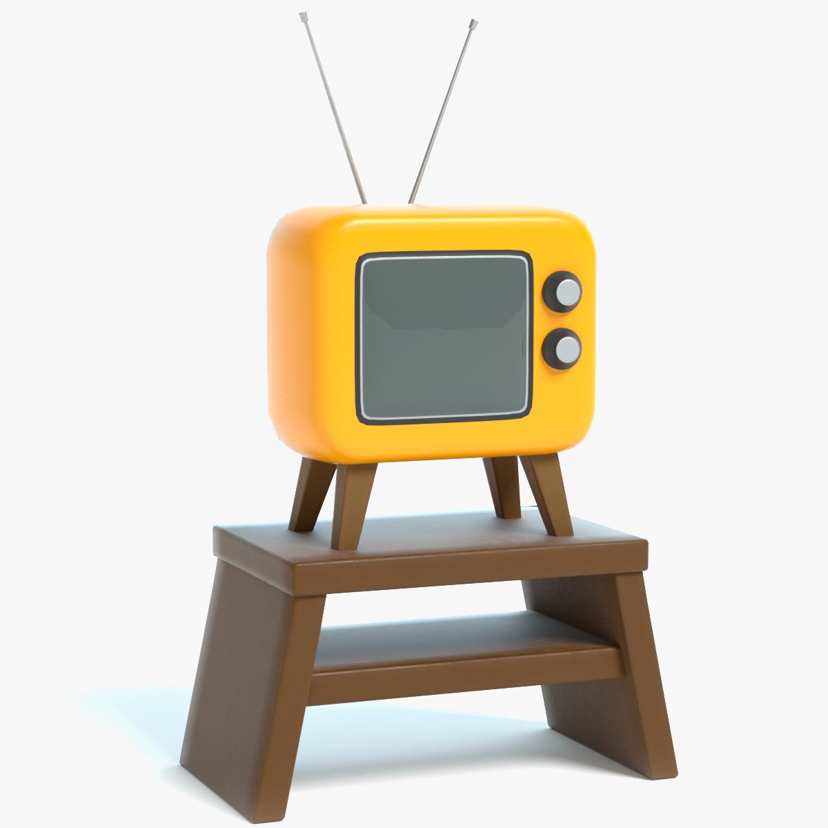 Zeichentrick TV 3d model