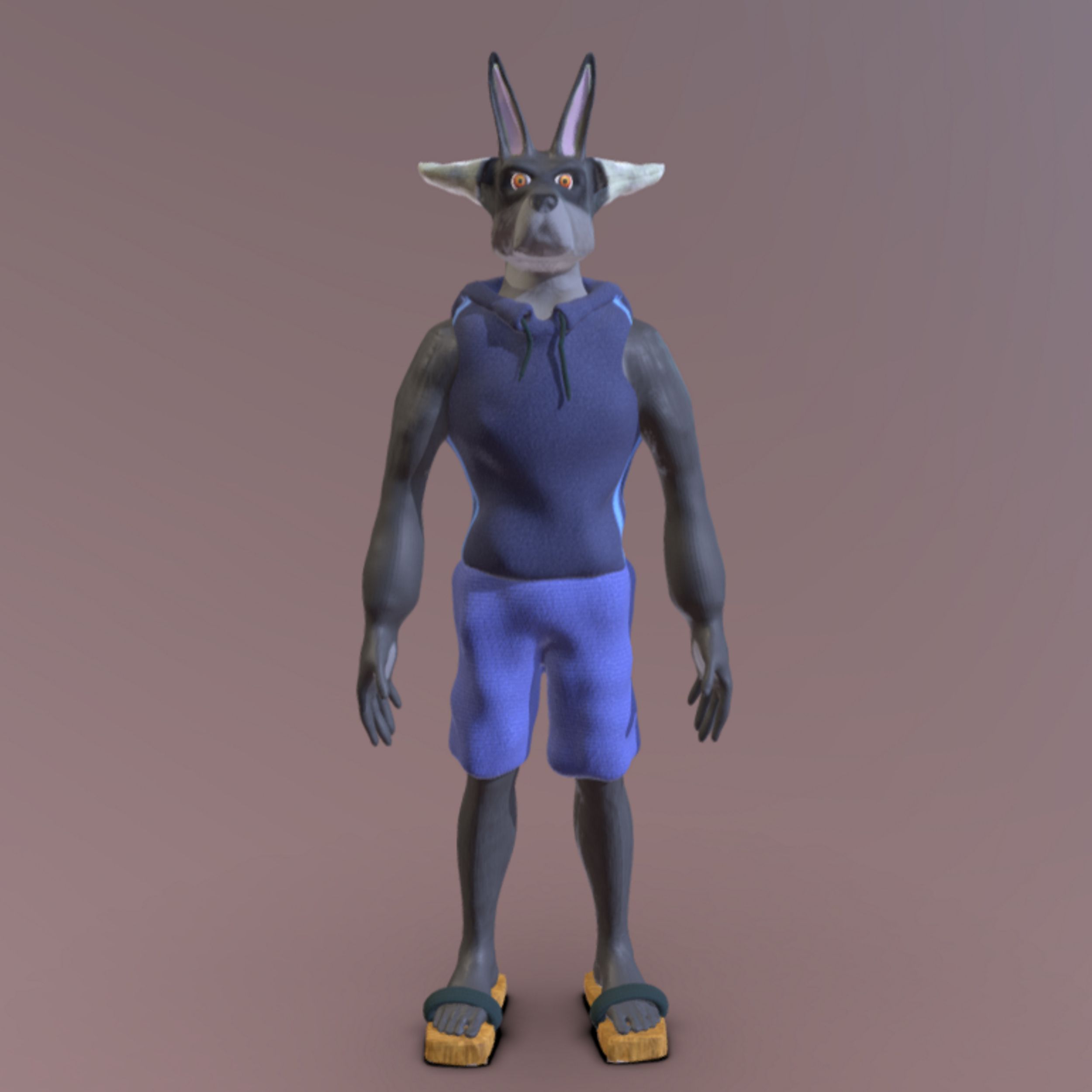 MONSTRUO / LOBO modelo 3d