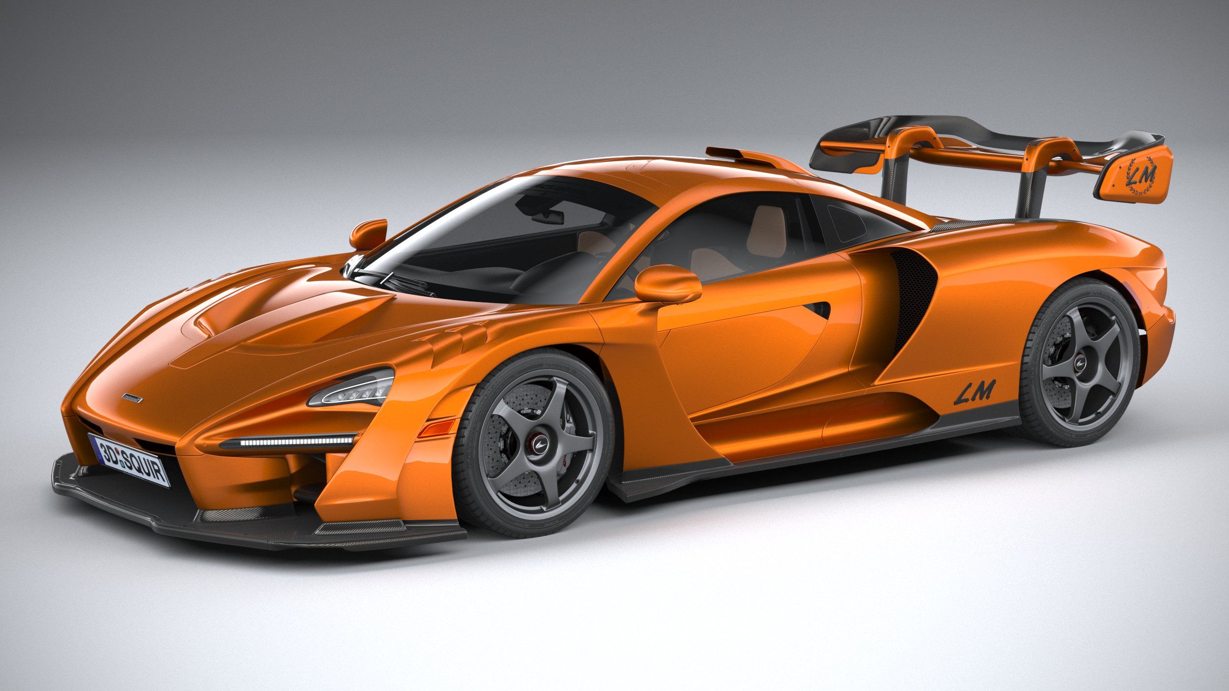 McLaren Senna LM 2021 3d model