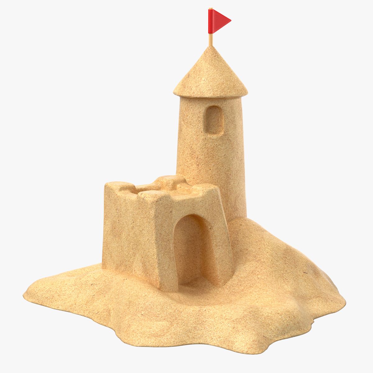 Castelo de areia v1 3d model