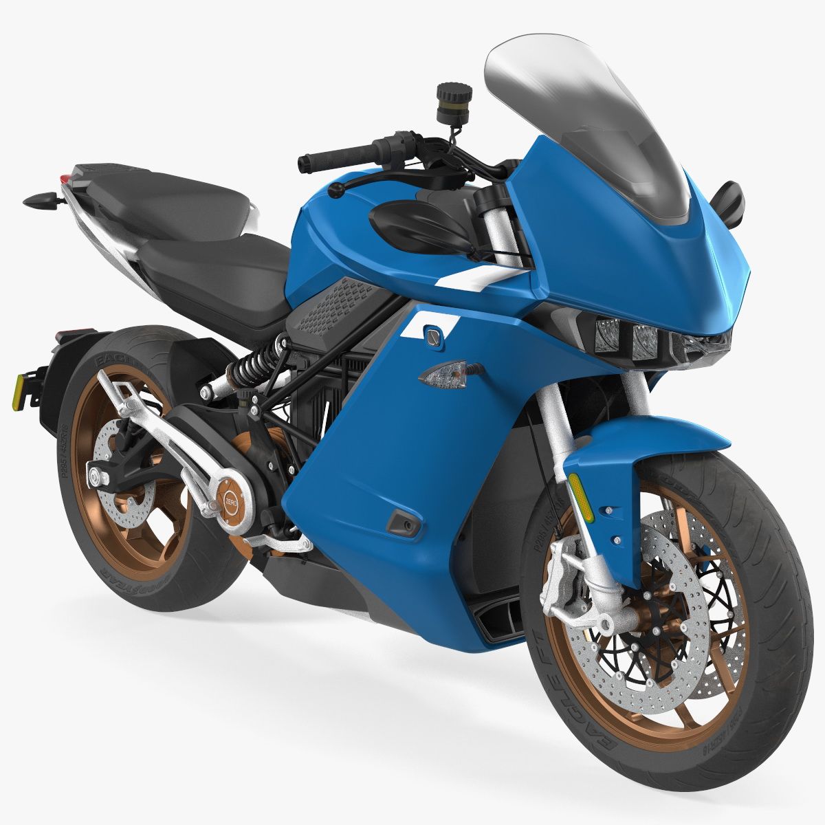 Zero SR S Electric Motorcycle 3d model