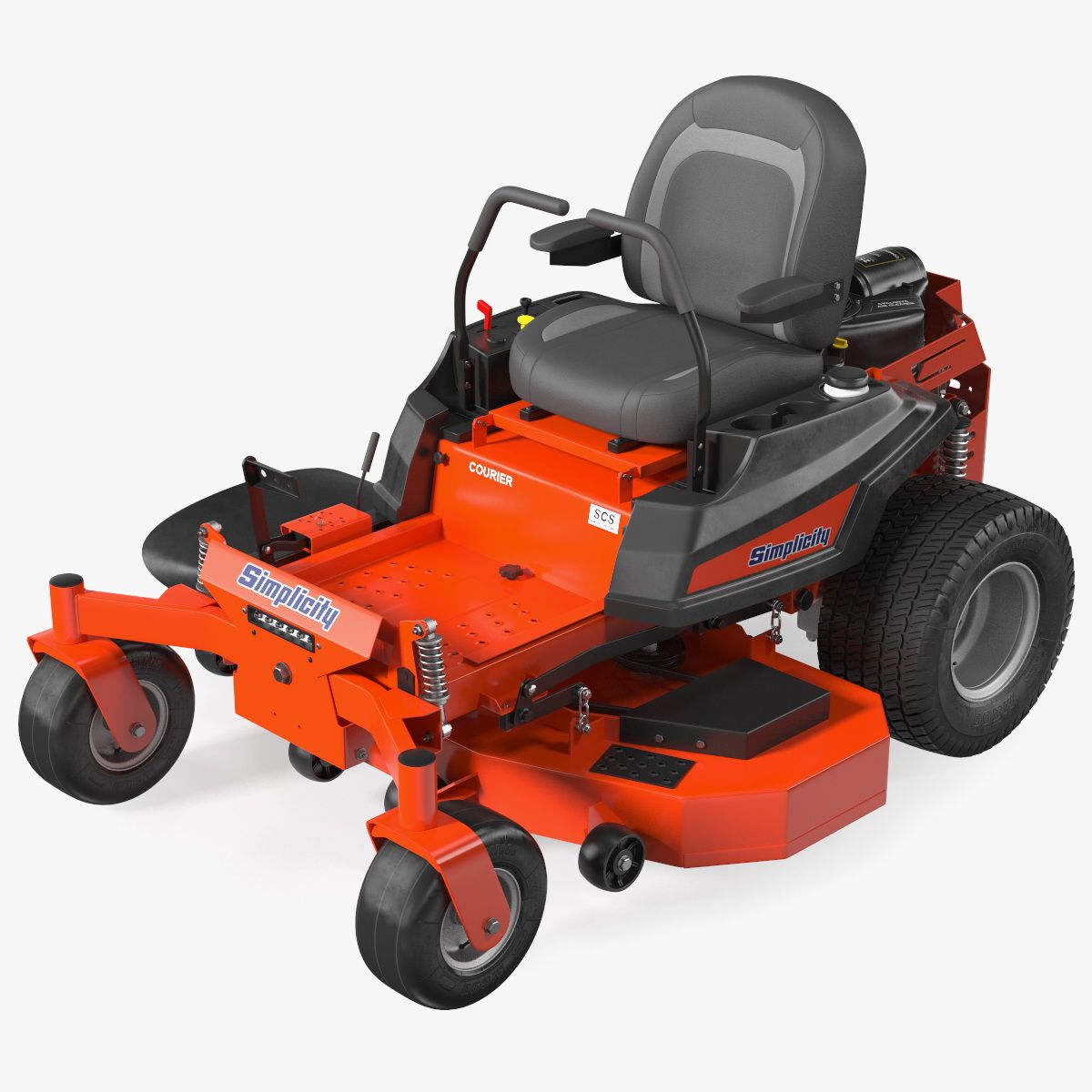 Zero Turn Mower Simplicity 3d model