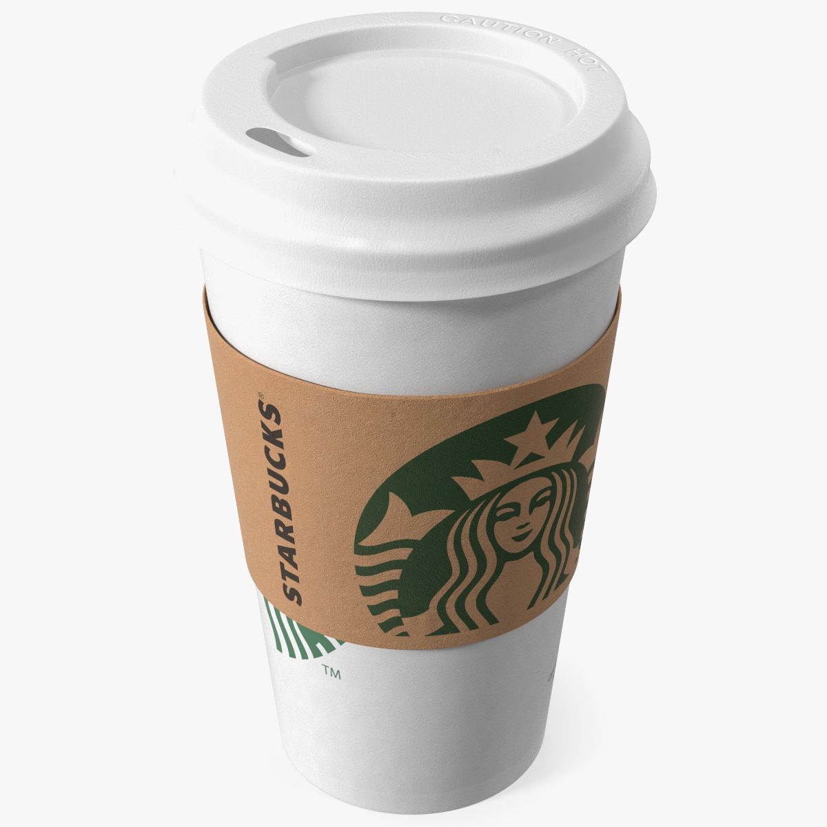 Starbucks Kahve Kağıt Bardağı 3d model